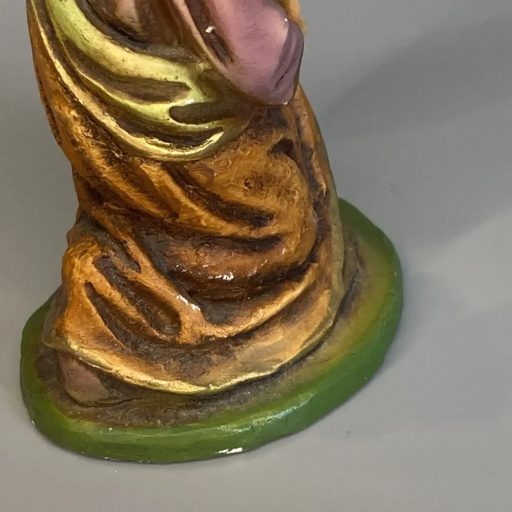 Columbia Statuary Joseph Chalkware Nativity Figure 3.75